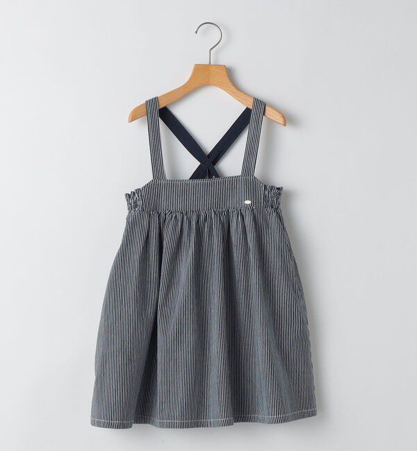 SHIPS KIDS「SHIPS KIDS:100～130cm/ライトデニム ジャンパースカート」|ジャンパースカート|