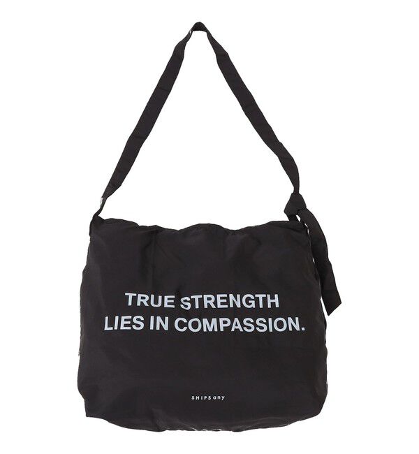 SHIPS any「SHIPS any:〈撥水加工/手洗い可能〉A4 ワンショルダー エコバッグ」|エコバッグ|