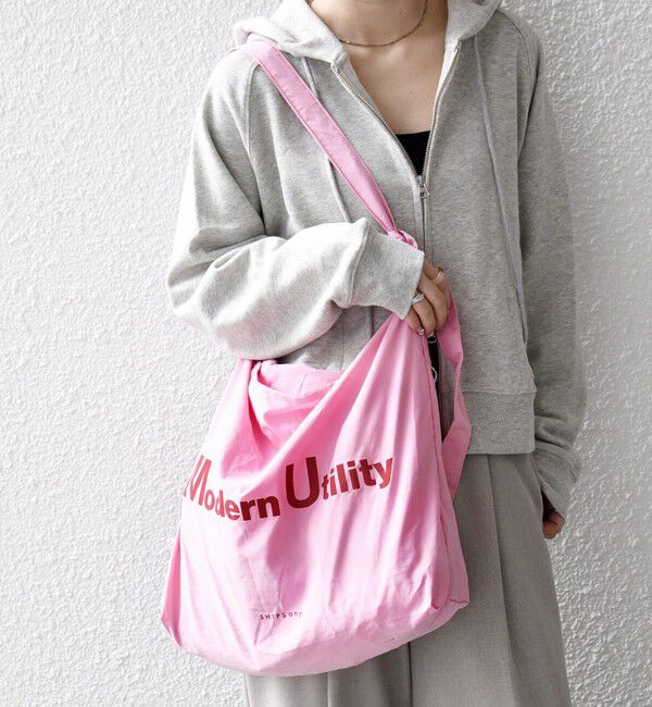 SHIPS any「SHIPS any:〈撥水加工/手洗い可能〉A4 ワンショルダー エコバッグ」|エコバッグ|