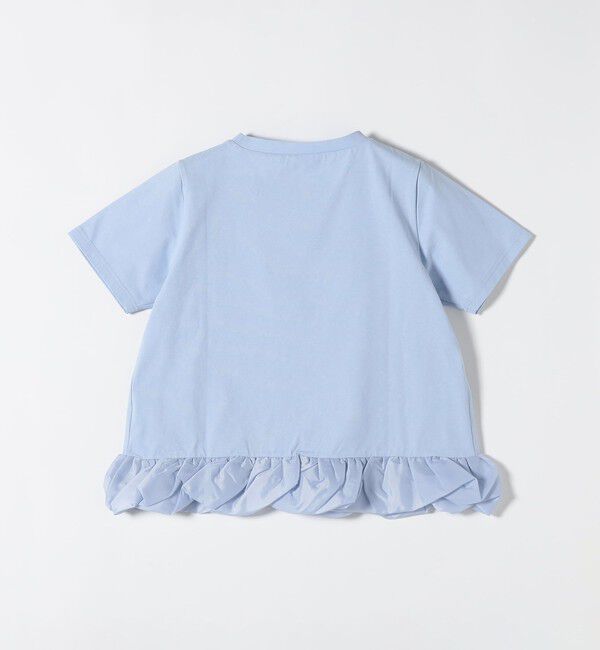 SHIPS any「《予約》SHIPS any:〈多機能/洗濯機可能〉マルチファンクション ドッキング ヘム コンパクト TEE」|Tシャツ・カットソー|