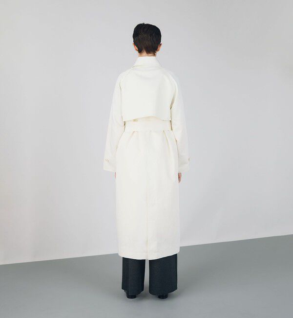 DES PRES「ポリエステルスムースダブルクロス トレンチコート」|トレンチコート|