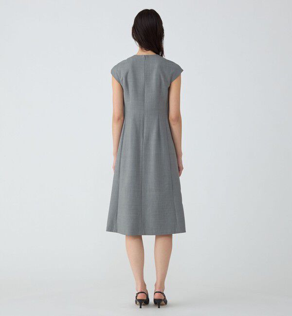 TOMORROWLAND collection「スーパーウールウィーヴ キャップスリーブワンピース」|ワンピース|