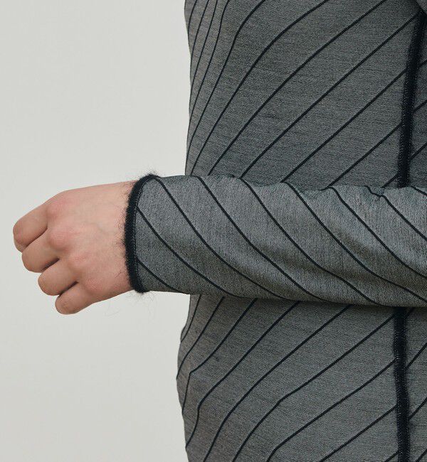 DES PRES「ダイアゴナルジャージー クルーネックプルオーバー」|Tシャツ・カットソー|