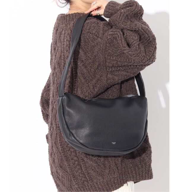  「【blancle/ ブランクレ】S.LETHER SEMI CIRCLE HARF SHOULDER」|ショルダー・メッセンジャー|