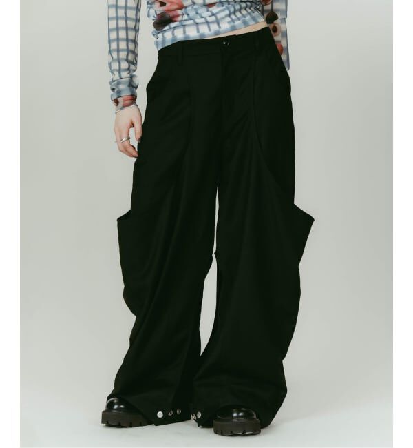 JOINT WORKS「Knuth Marf/クヌースマーフ high-boot detail pants」|スラックス|