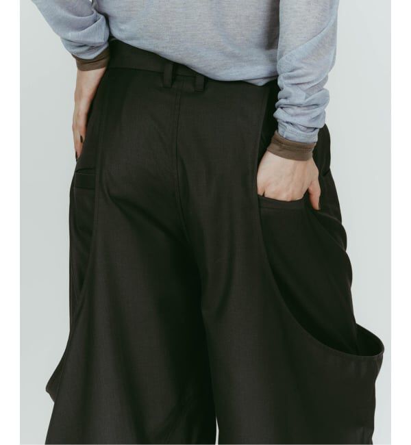 JOINT WORKS「Knuth Marf/クヌースマーフ high-boot detail pants」|スラックス|