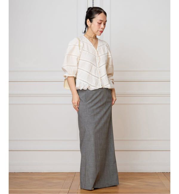 IENA LA BOUCLE「IENA LA BOUCLE Iラインスカート」|スカート|