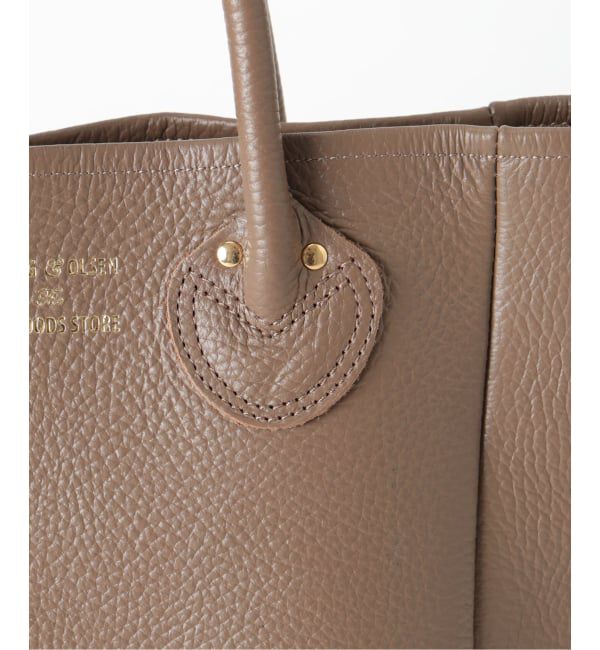 IENA「《WEB/一部店舗限定》YOUNG&OLSEN EMBOSSED LEATHER D TOTE S バッグ YO2601-GD003」|トートバッグ|