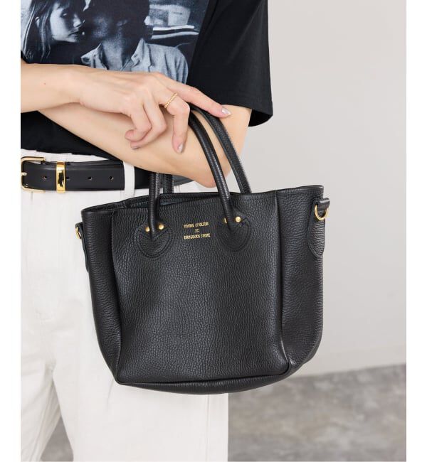 IENA「《WEB/一部店舗限定》YOUNG&OLSEN EMBOSSED LEATHER D TOTE S バッグ YO2601-GD003」|トートバッグ|