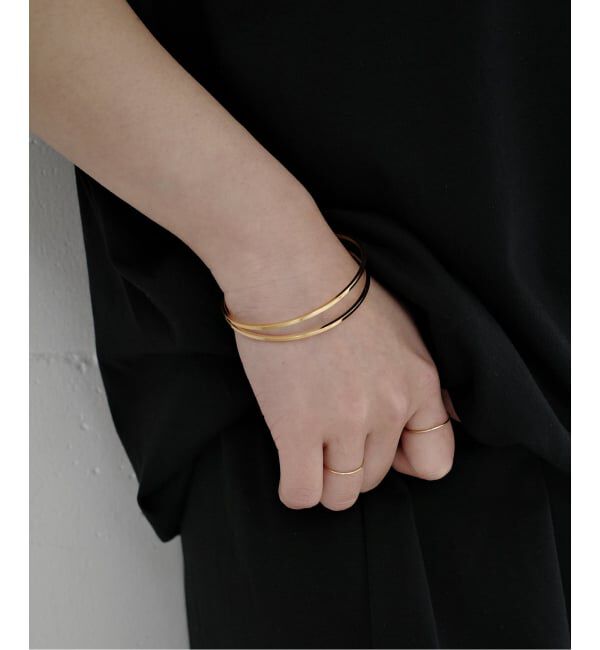 SLOBE IENA「SLOBE ダブルバングル」|ブレスレット・バングル|ゴールド