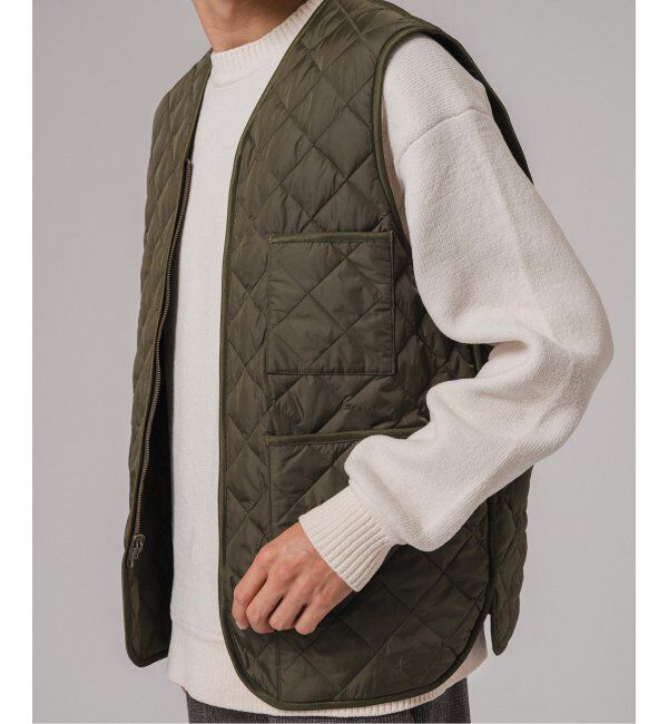 EDIFICE「Barbour for MARKAWARE & EDIFICE 別注 QUILTING VEST」|ダウン|
