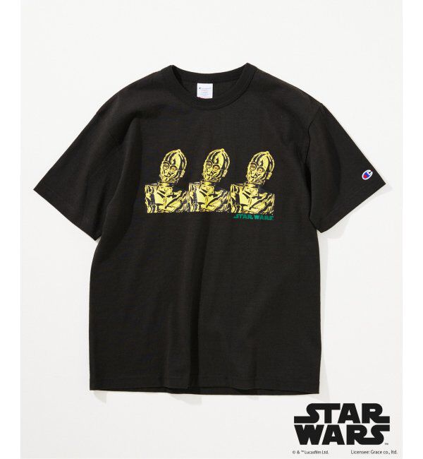 JOURNAL STANDARD relume「【スター・ウォーズ】&times; CHAMPION 別注 T1011 プリントTシャツ」|Tシャツ・カットソー|ブラック C