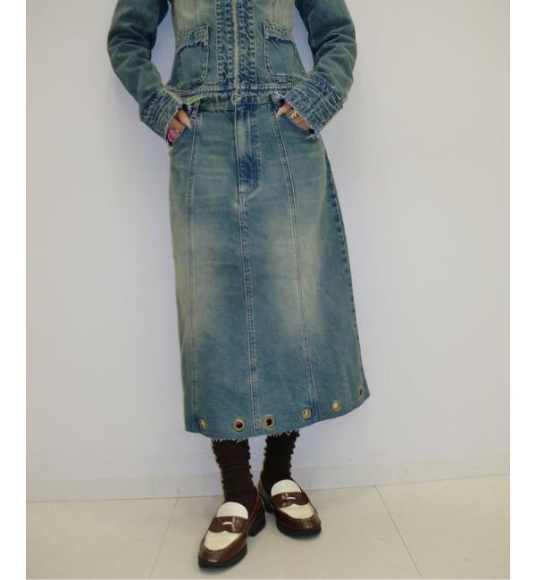 Oriens JOURNAL STANDARD「アイレットデニムスカート」|スカート|