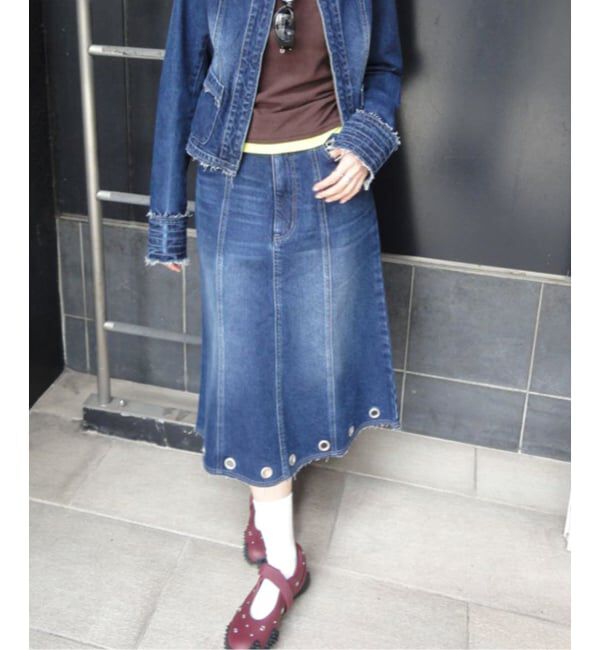 Oriens JOURNAL STANDARD「アイレットデニムスカート」|スカート|