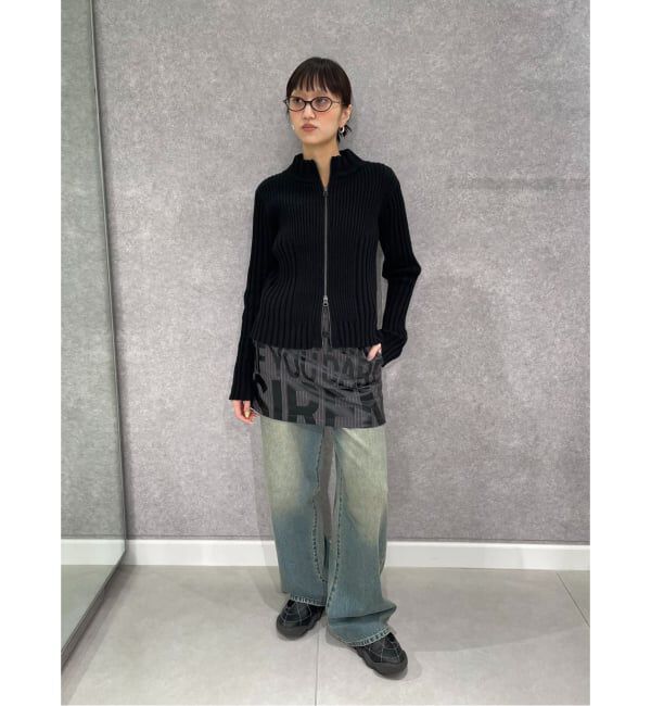 Oriens JOURNAL STANDARD「ストライプロゴミニスカート」|スカート|