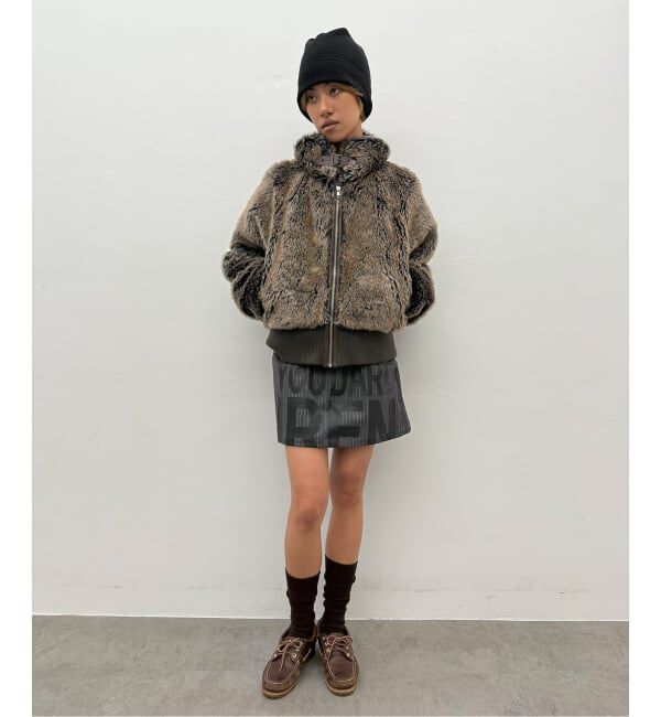 Oriens JOURNAL STANDARD「ストライプロゴミニスカート」|スカート|