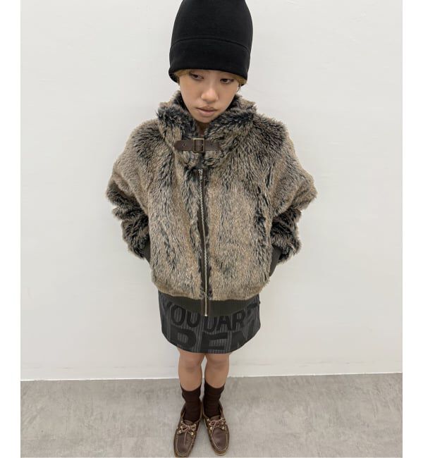 Oriens JOURNAL STANDARD「ストライプロゴミニスカート」|スカート|