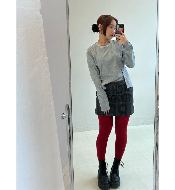 Oriens JOURNAL STANDARD「ストライプロゴミニスカート」|スカート|