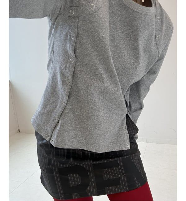 Oriens JOURNAL STANDARD「ストライプロゴミニスカート」|スカート|