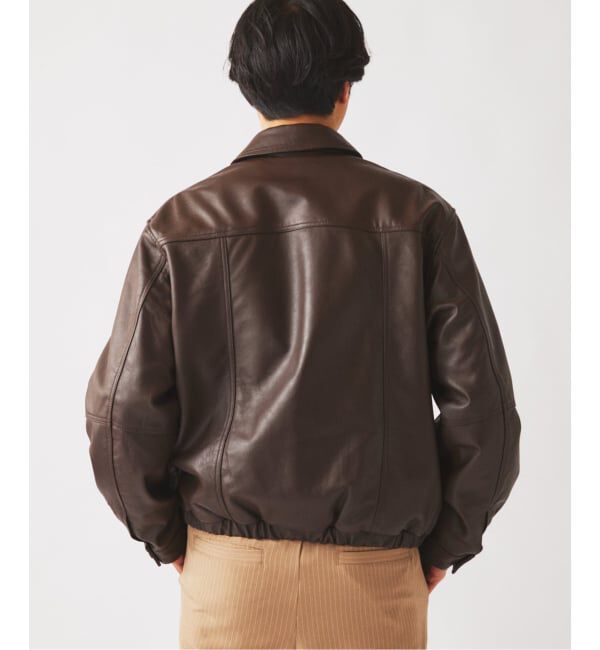 JOURNAL STANDARD relume「ラムレザー ジップジャケット」|ライダースジャケット|