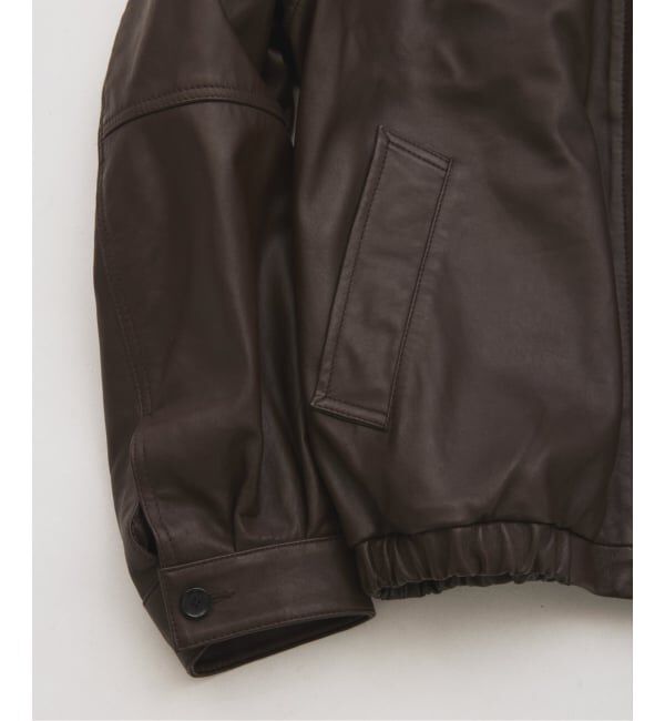 JOURNAL STANDARD relume「ラムレザー ジップジャケット」|ライダースジャケット|