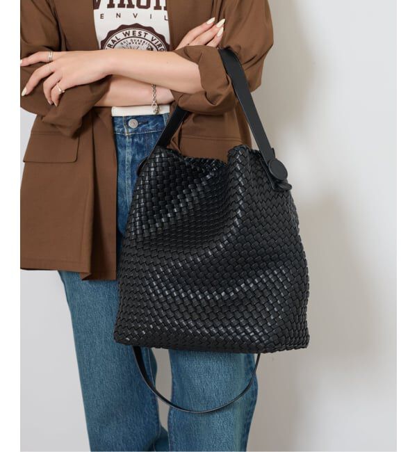 JOURNAL STANDARD relume「《WEB限定追加》［26SS新作］【MODA LUXE/モーダリュクス】2WAYトートバッグ」|トートバッグ|ブラック