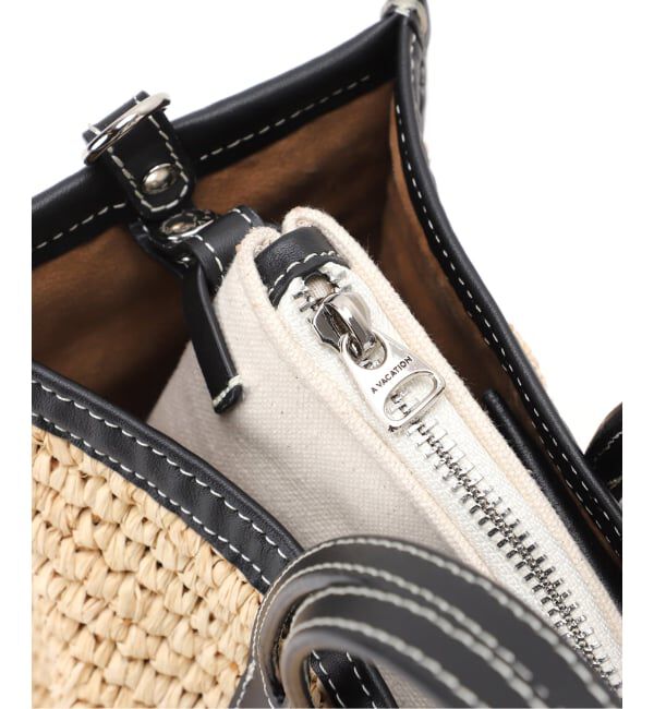 journal standard L'essage「【A VACATION/ア ヴァケーション】BREAD M RFA BLACK：バッグ」|ショルダー・メッセンジャー|