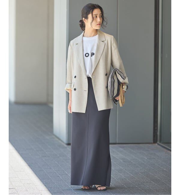 journal standard L'essage「《セットアップ可》アイアスダブルブレステッドジャケット」|テーラードジャケット|