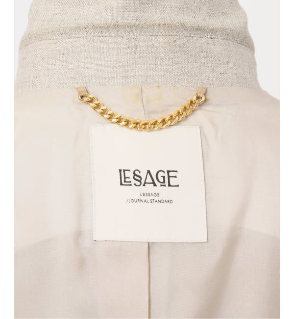 journal standard L'essage「《セットアップ可》アイアスダブルブレステッドジャケット」|テーラードジャケット|
