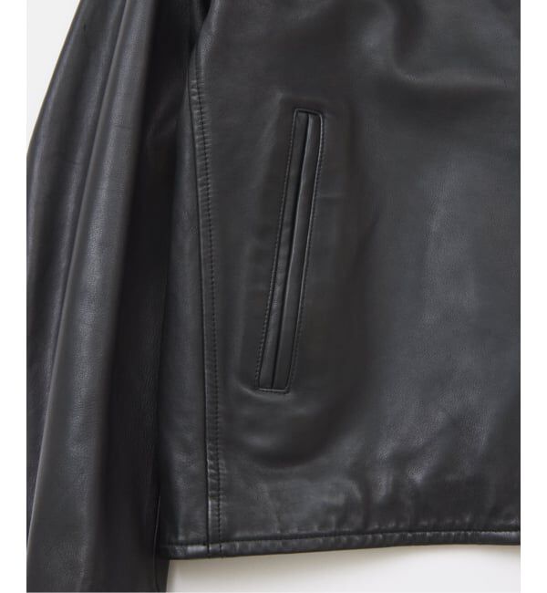 JOURNAL STANDARD「ウォッシュ シープ レザー シングル ライダース」|ライダースジャケット|