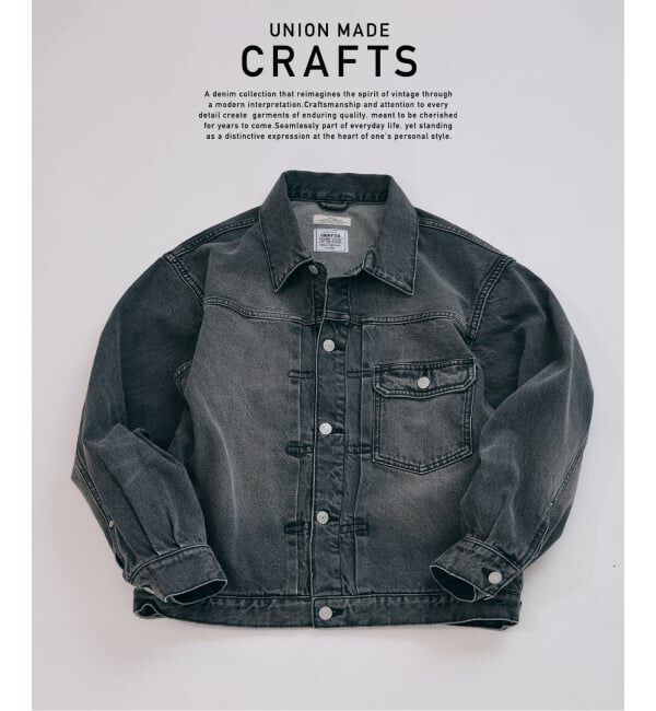 JOURNAL STANDARD relume「クラフトデニム 12oz トラッカージャケット」|デニムジャケット|ブラック B