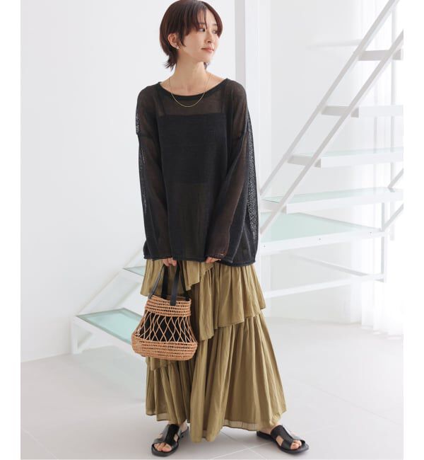 JOURNAL STANDARD relume「《追加 / 新色》PEリネンルーズプルオーバー」|ニット・セーター|