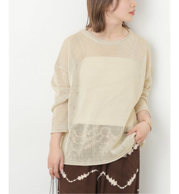 JOURNAL STANDARD relume「《追加 / 新色》PEリネンルーズプルオーバー」|ニット・セーター|