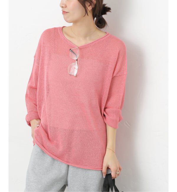 JOURNAL STANDARD relume「《追加 / 新色》PEリネンルーズプルオーバー」|ニット・セーター|