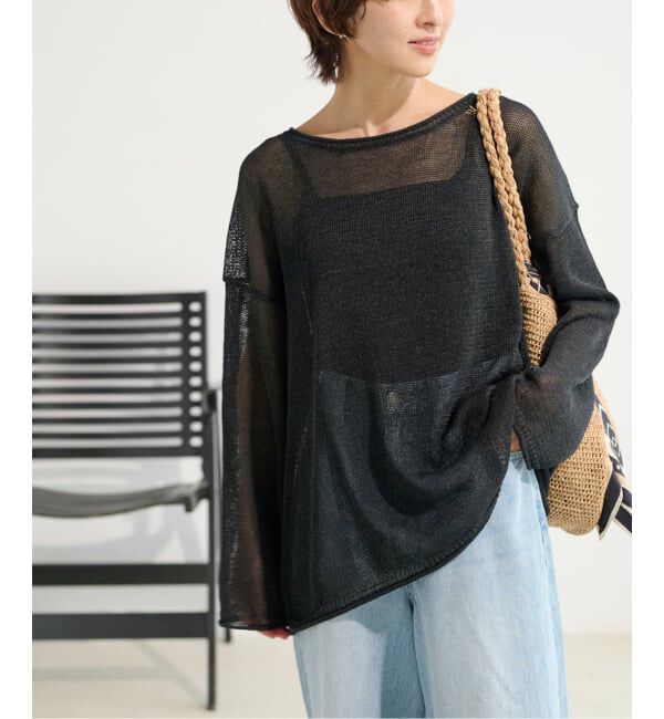 JOURNAL STANDARD relume「《追加 / 新色》PEリネンルーズプルオーバー」|ニット・セーター|