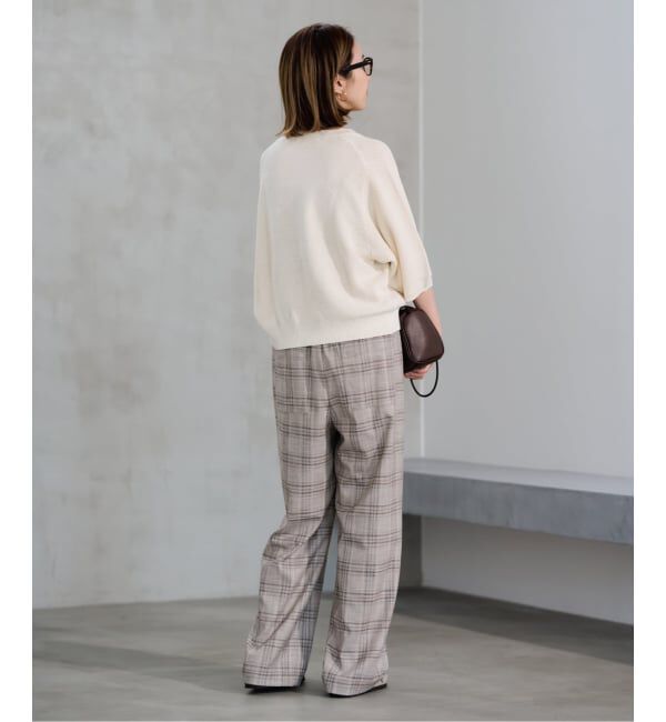 FRAMeWORK「ピグメントダイハーフスリーブニット」|ニット・セーター|