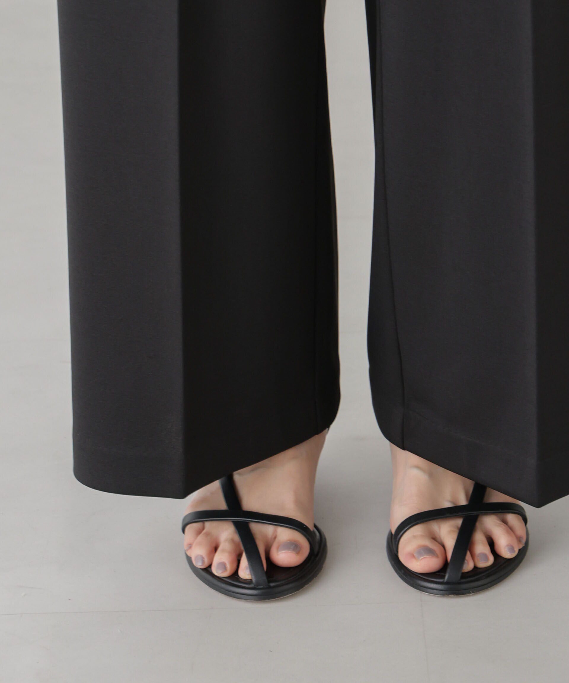 nano･universe「サス付きハイウエストパンツ」|ワンピース|