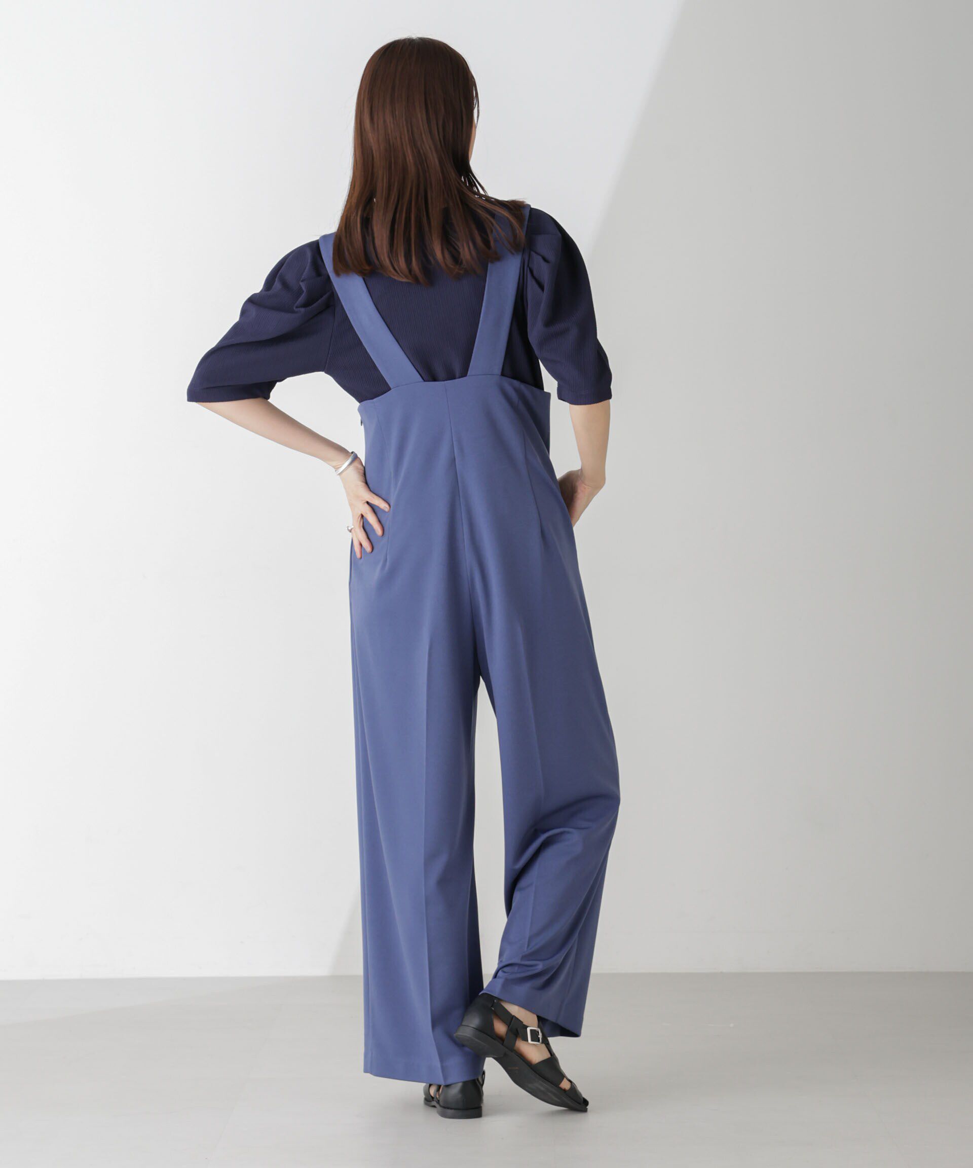 nano･universe「サス付きハイウエストパンツ」|ワンピース|