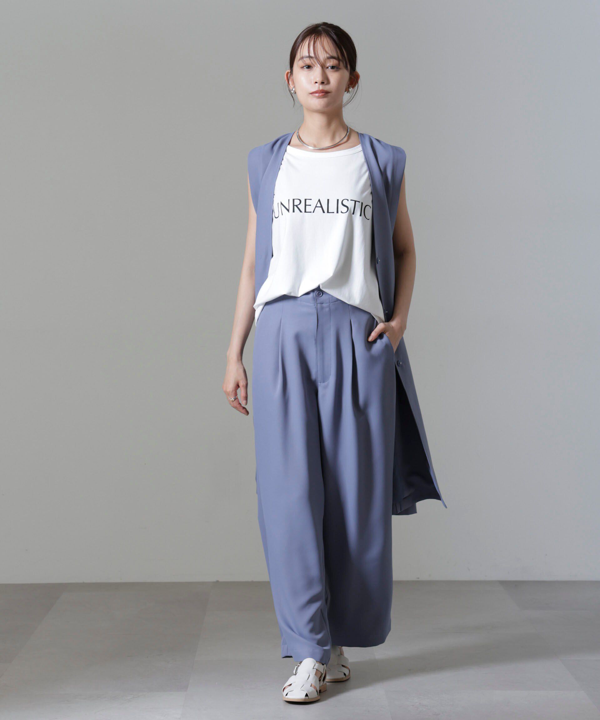 nano･universe「ウエストリボンベルトパンツ(セットアップ可)」|チノ|