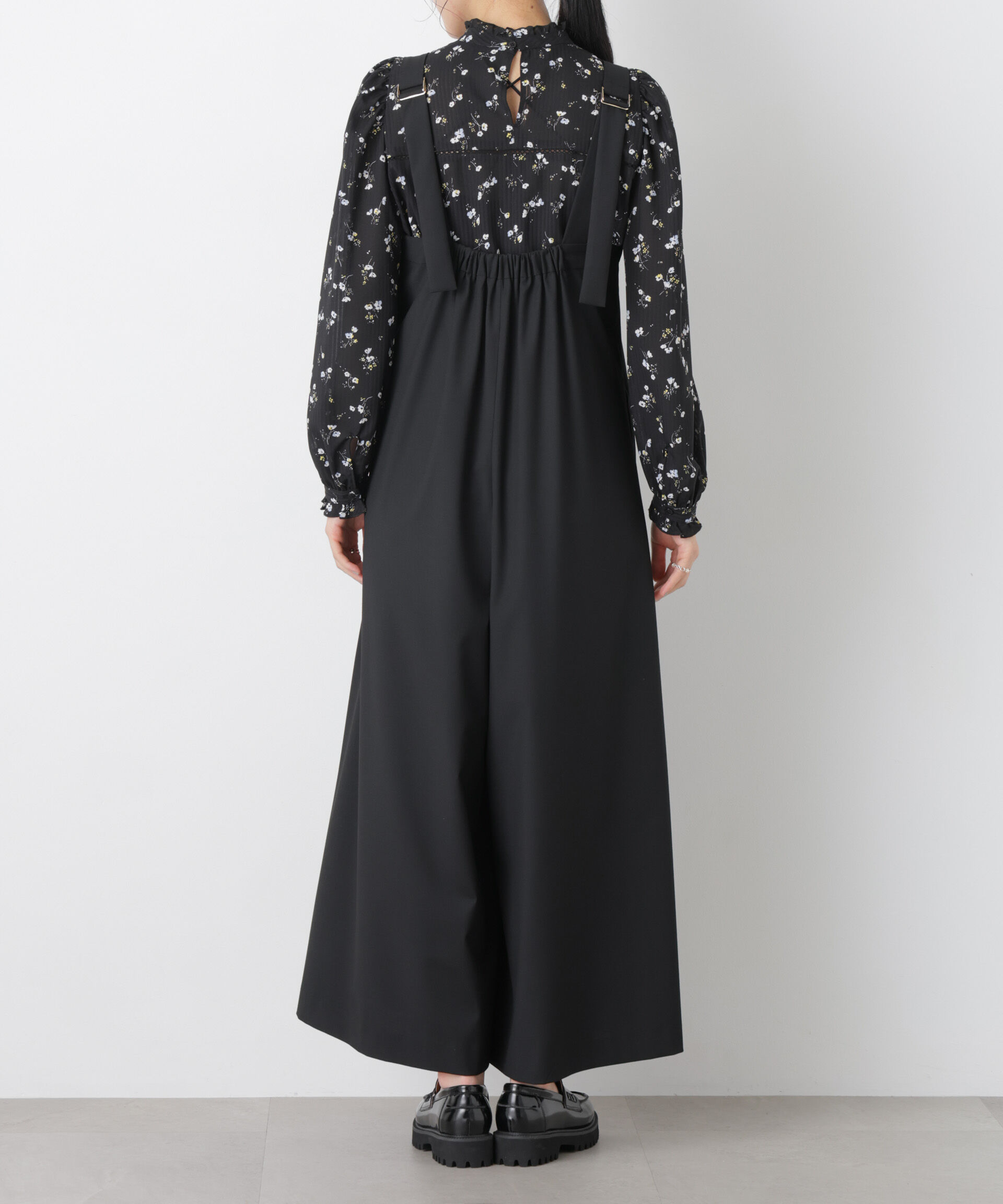 nano･universe「ワイドフレアサロペット」|ワンピース|