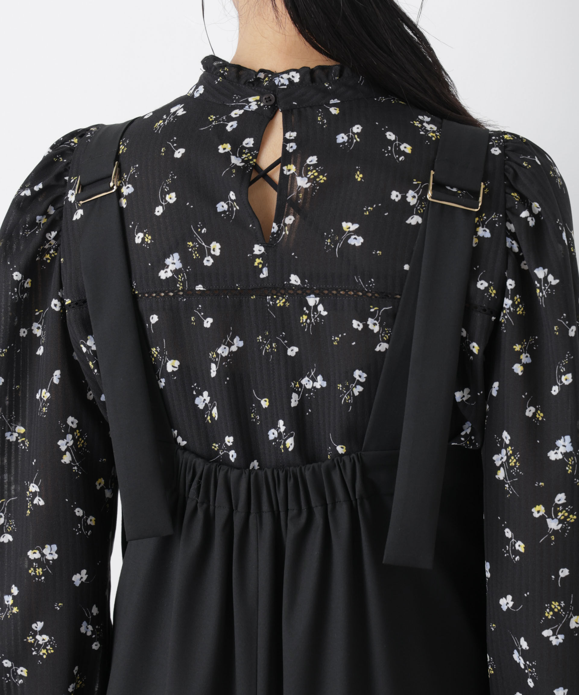 nano･universe「ワイドフレアサロペット」|ワンピース|