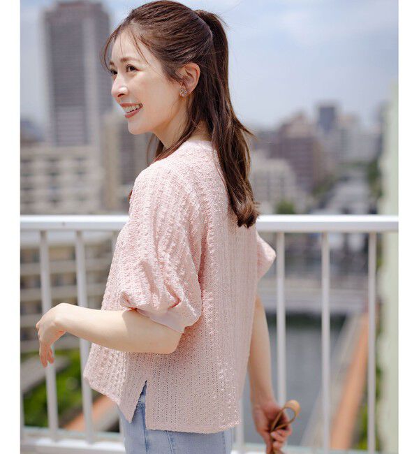 組曲「レーシージャージーニットライク カットソー」|Tシャツ・カットソー|