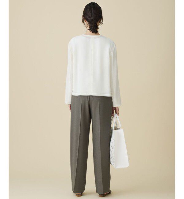 自由区「【カタログ掲載】ライトカラミノーカラー ジャケット」|ノーカラージャケット|