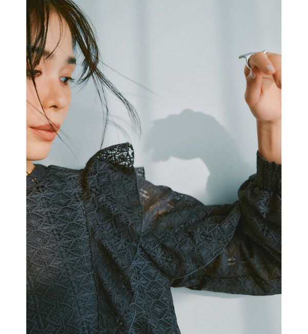 any SiS「【洗える】ラッフルレース トップス」|シャツ・ブラウス|