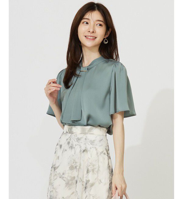 ANY SIS「【洗える】4WAY半袖 ボウブラウス」|シャツ・ブラウス|ｽﾓｰｷｰﾐ