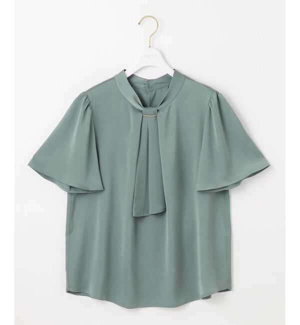 ANY SIS「【洗える】4WAY半袖 ボウブラウス」|シャツ・ブラウス|
