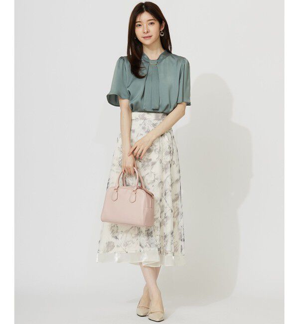 ANY SIS「【洗える】4WAY半袖 ボウブラウス」|シャツ・ブラウス|