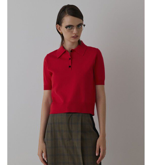 Diagram「バイカラーポロニットトップ」|その他|