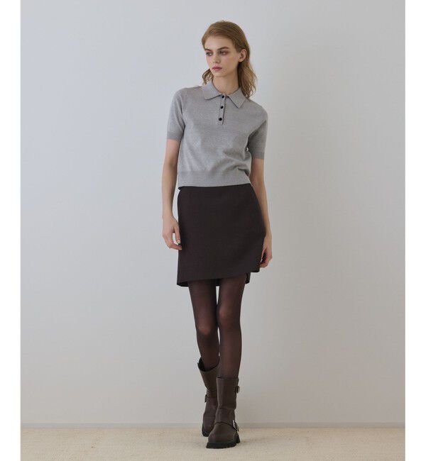 Diagram「バイカラーポロニットトップ」|その他|