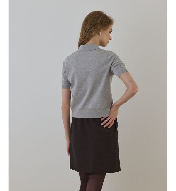 Diagram「バイカラーポロニットトップ」|その他|